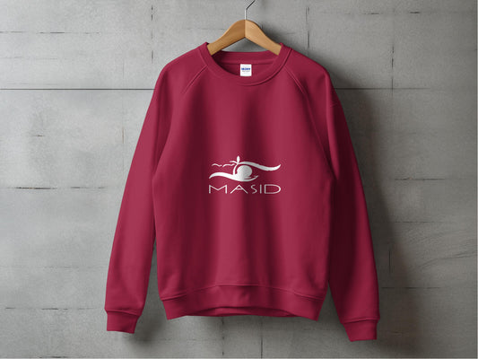 Masid Logo Red Crewneck Sweatshirt Casual Wear Product