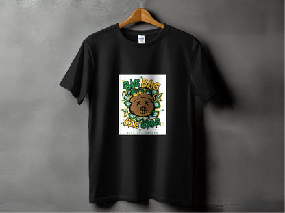 Big Bag and Big Brag Rich and Rugged Design T-Shirt - Design & Vybe