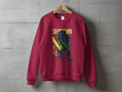 King Never Bargain Extended Knight Vector Art Sweater - Design & Vybe