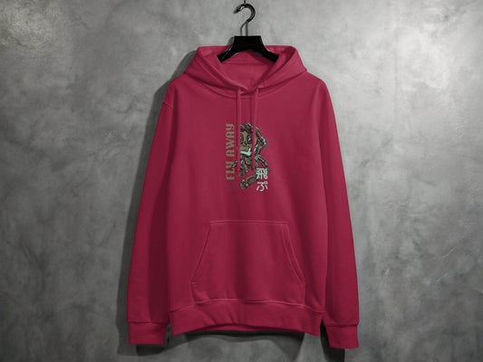 Fly Away Robot Design Featuring Einstein Quote Hoodie - Design & Vybe