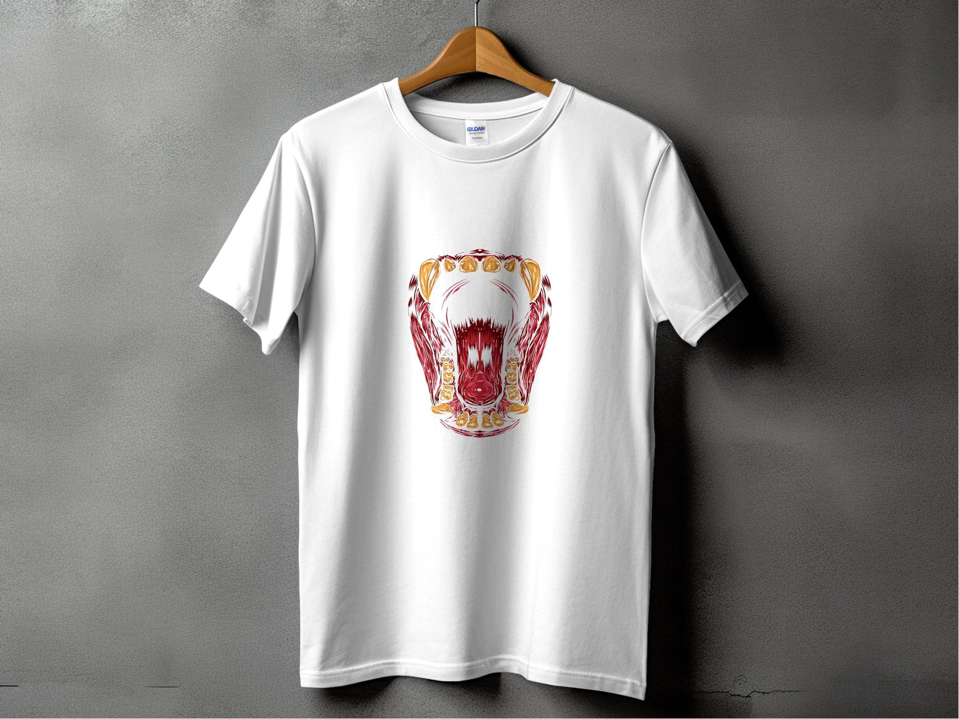 Anatomical View Inside Monster Mouth Graphic Design T-Shirt - Design & Vybe
