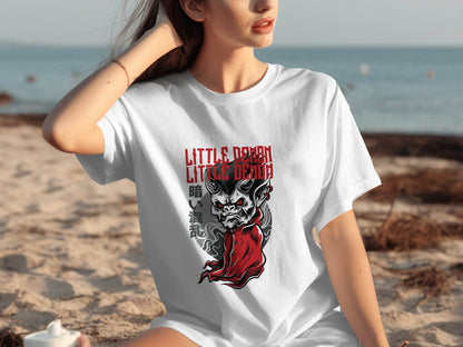 Little Demon Graphic Japanese Art Style T-Shirt - Design & Vybe