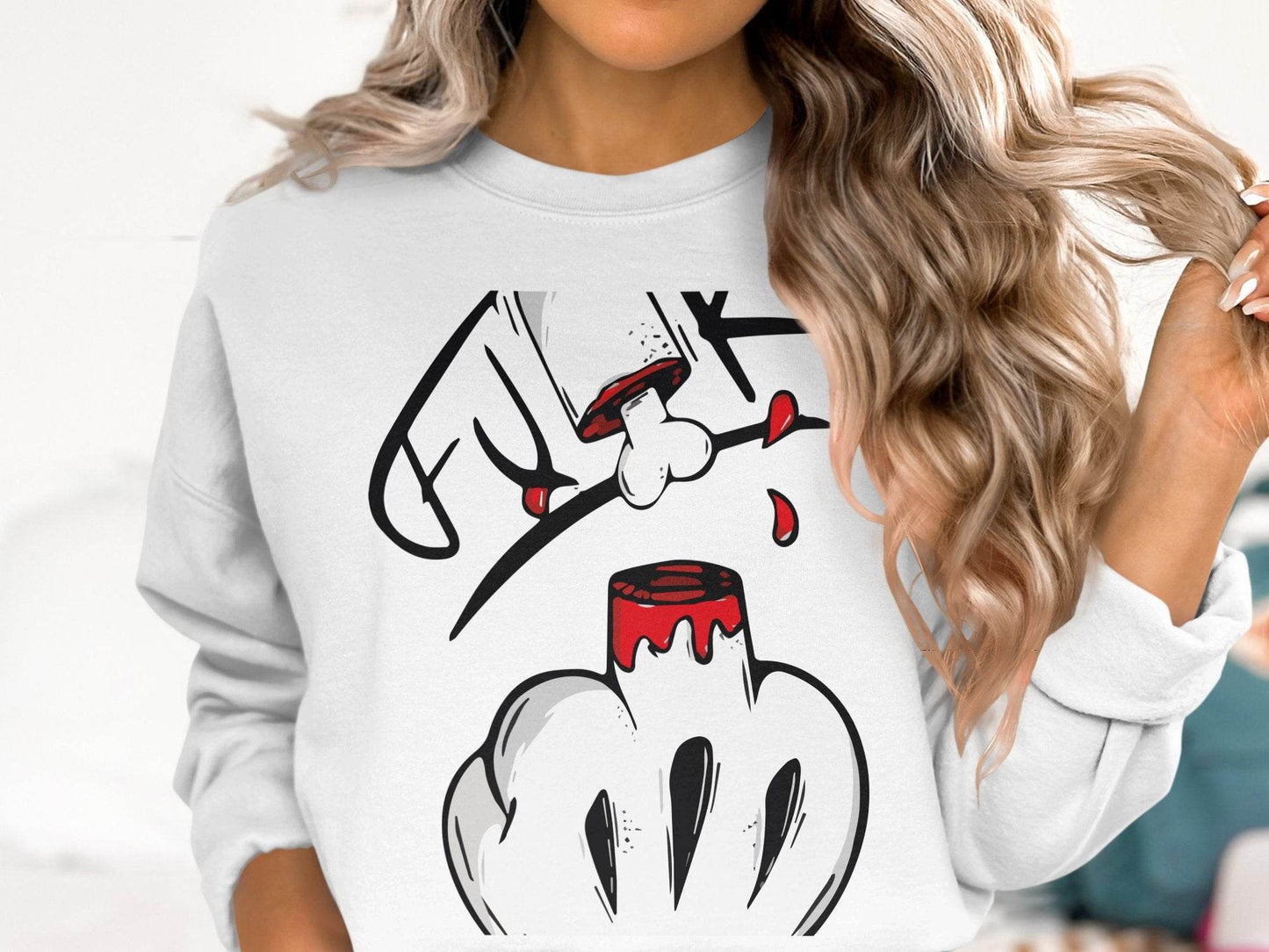 Funky Style Graphic Print Casual Wear Sweater - Design & Vybe