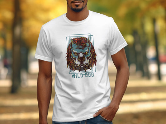 Wild Dog Graphic Printed Men's T-Shirt product type