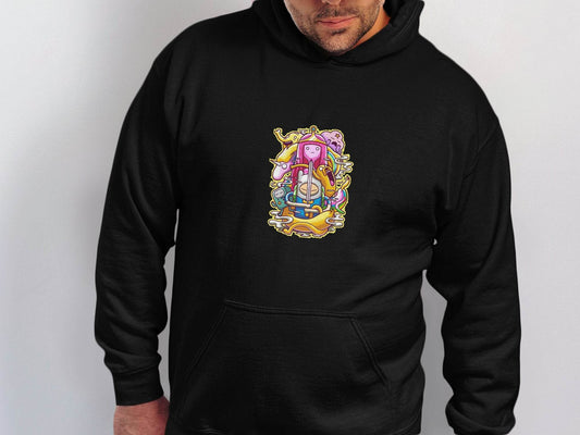Adventure Time Characters Illustration Hoodie - Design & Vybe