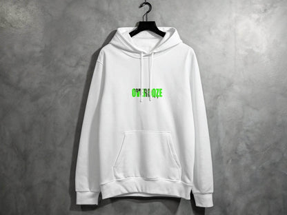 Overdoze Neon Green With Face Graphic Trendy Image Hoodie - Design & Vybe