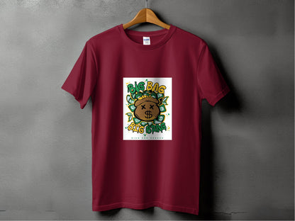 Big Bag and Big Brag Rich and Rugged Design T-Shirt - Design & Vybe
