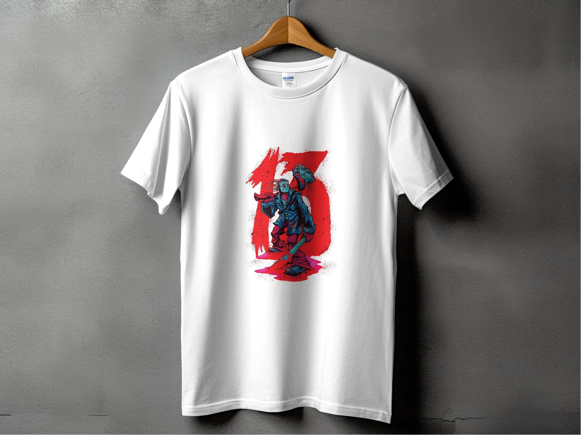 Friday the 13th Jason Voorhees Horror Art T-Shirt - Design & Vybe
