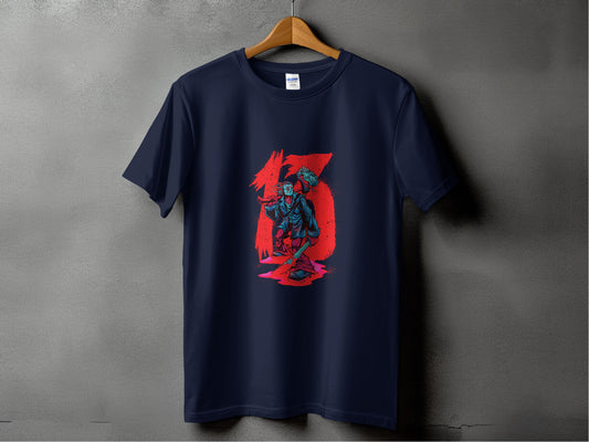 Samurai Warrior in Action Graphic T-Shirt product