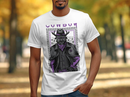 Warrior Cowboy With Attitude Graphic Apparel T-Shirt - Design & Vybe