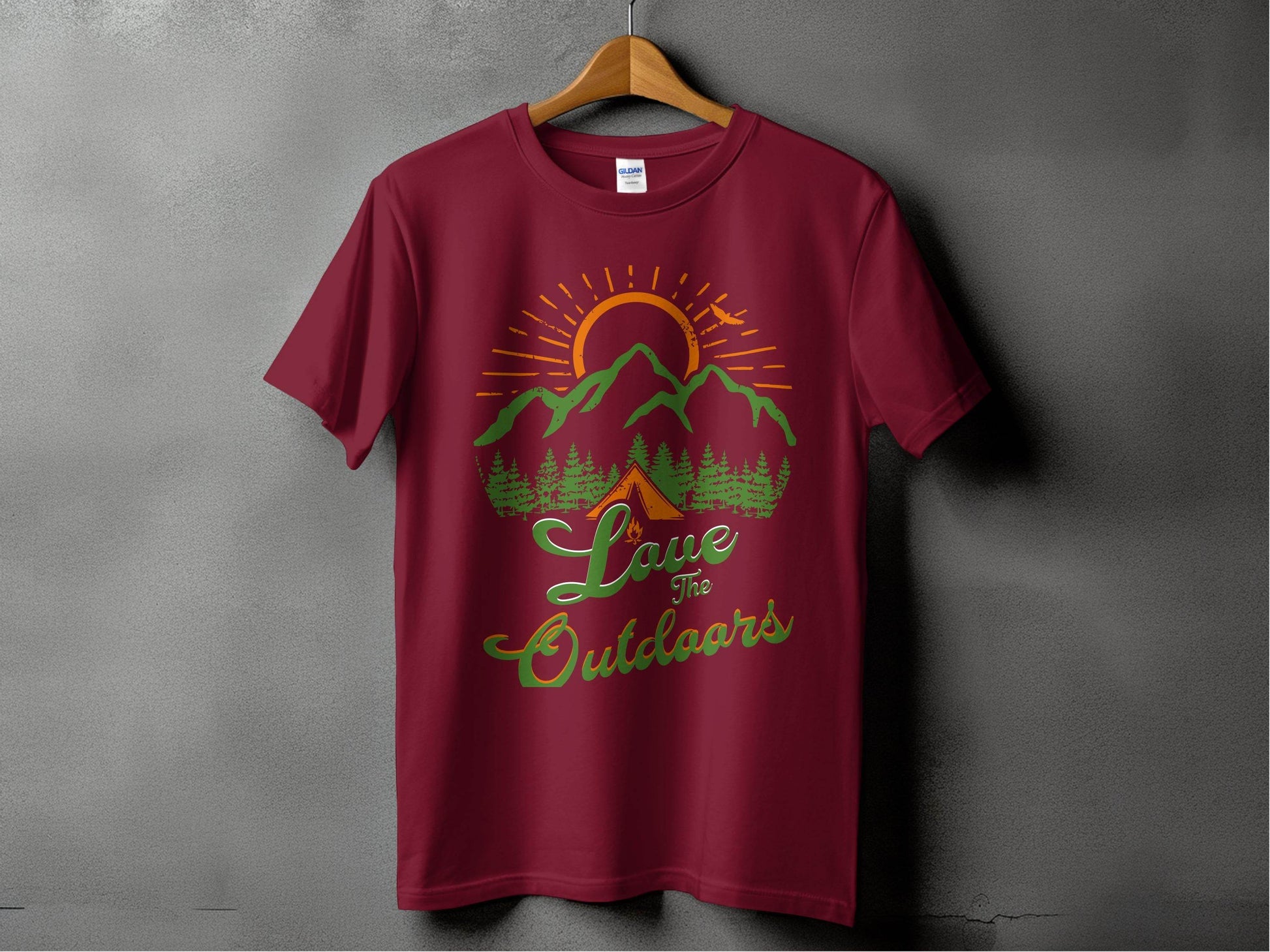 Love The Outdoors Graphic Adventure T-Shirt - Design & Vybe