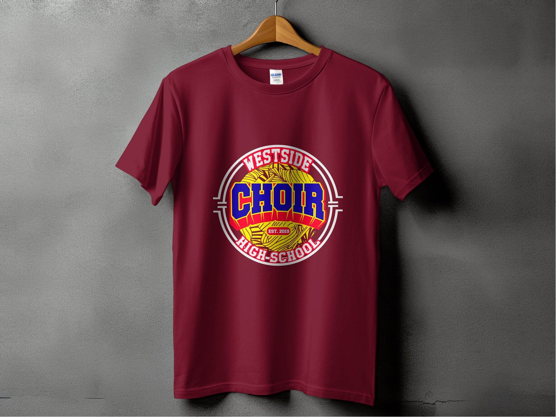 Westside High School Choir Retro Graphic Design T-Shirt - Design & Vybe