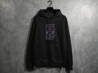 Warrior Cowboy With Attitude Graphic Apparel Hoodie - Design & Vybe