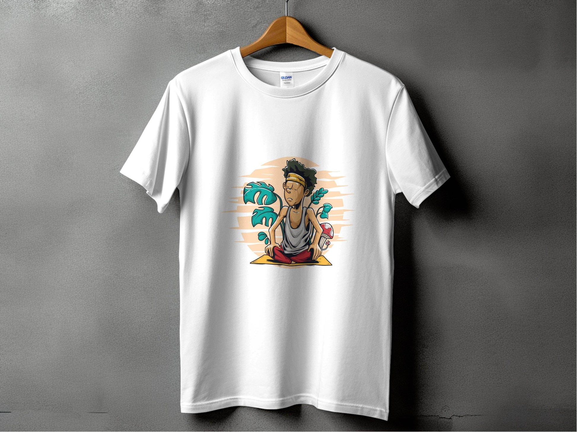 Yoga Enthusiast Graphic Printed Casual T-Shirt - Design & Vybe
