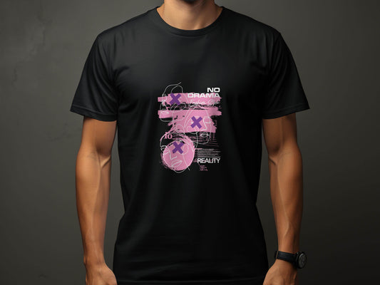 No Drama Fashion Style Reality Art Graphic T-Shirt - Design & Vybe