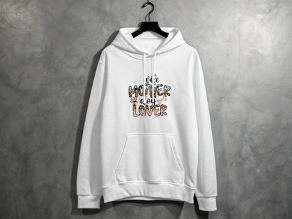 Wife Mother Dog Lover Animal Print Bone Graphic Hoodie - Design & Vybe