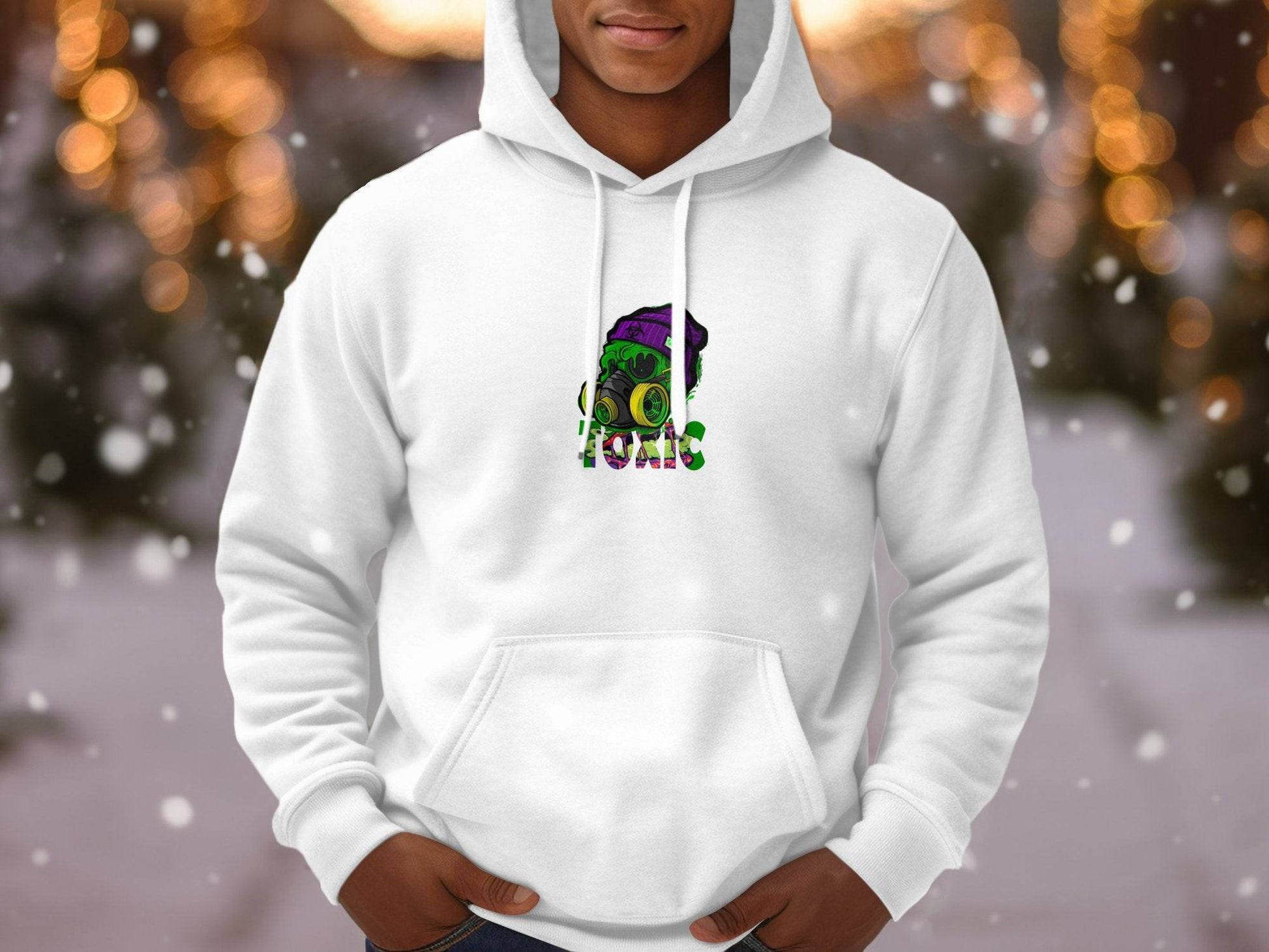 Toxic Waste Character Image Design Printed Graphic Hoodie - Design & Vybe