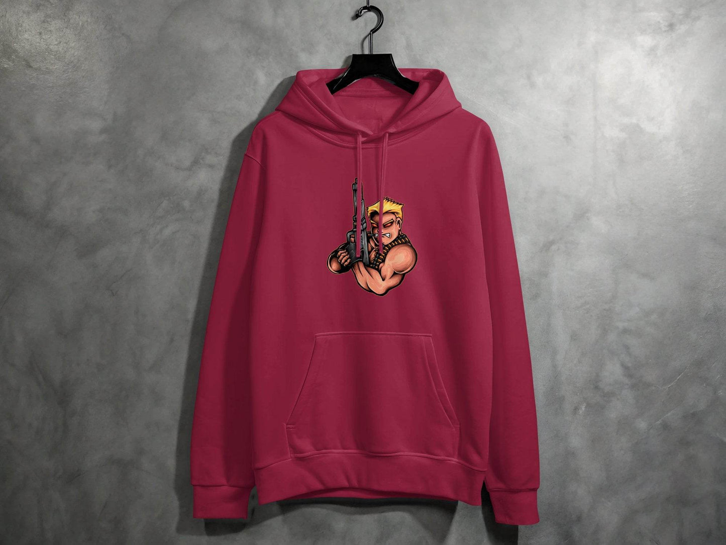 Fierce Cartoon Character with Gun Design Sweater - Design & Vybe