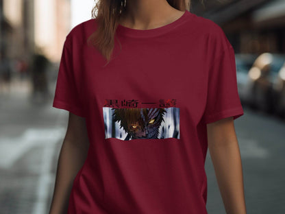 Anime Character Half Mask Kurosaki Ichigo Art T-Shirt - Design & Vybe
