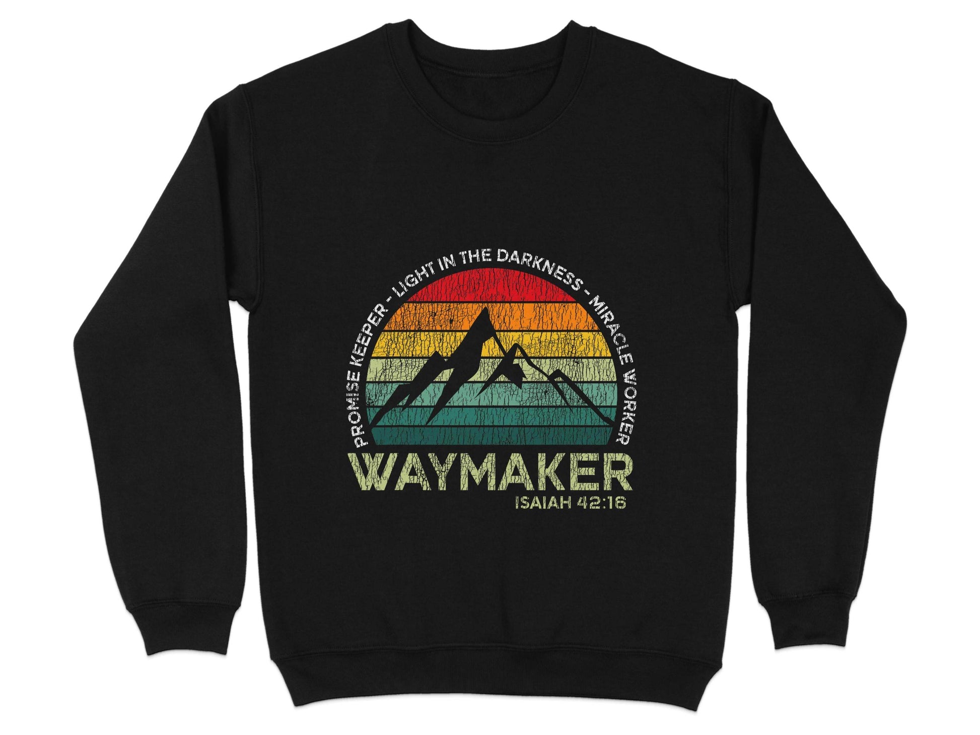 Waymaker Isaiah 42:16 Light In The Darkness Sweater - Design & Vybe
