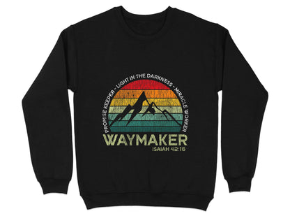 Waymaker Isaiah 42:16 Light In The Darkness Sweater - Design & Vybe