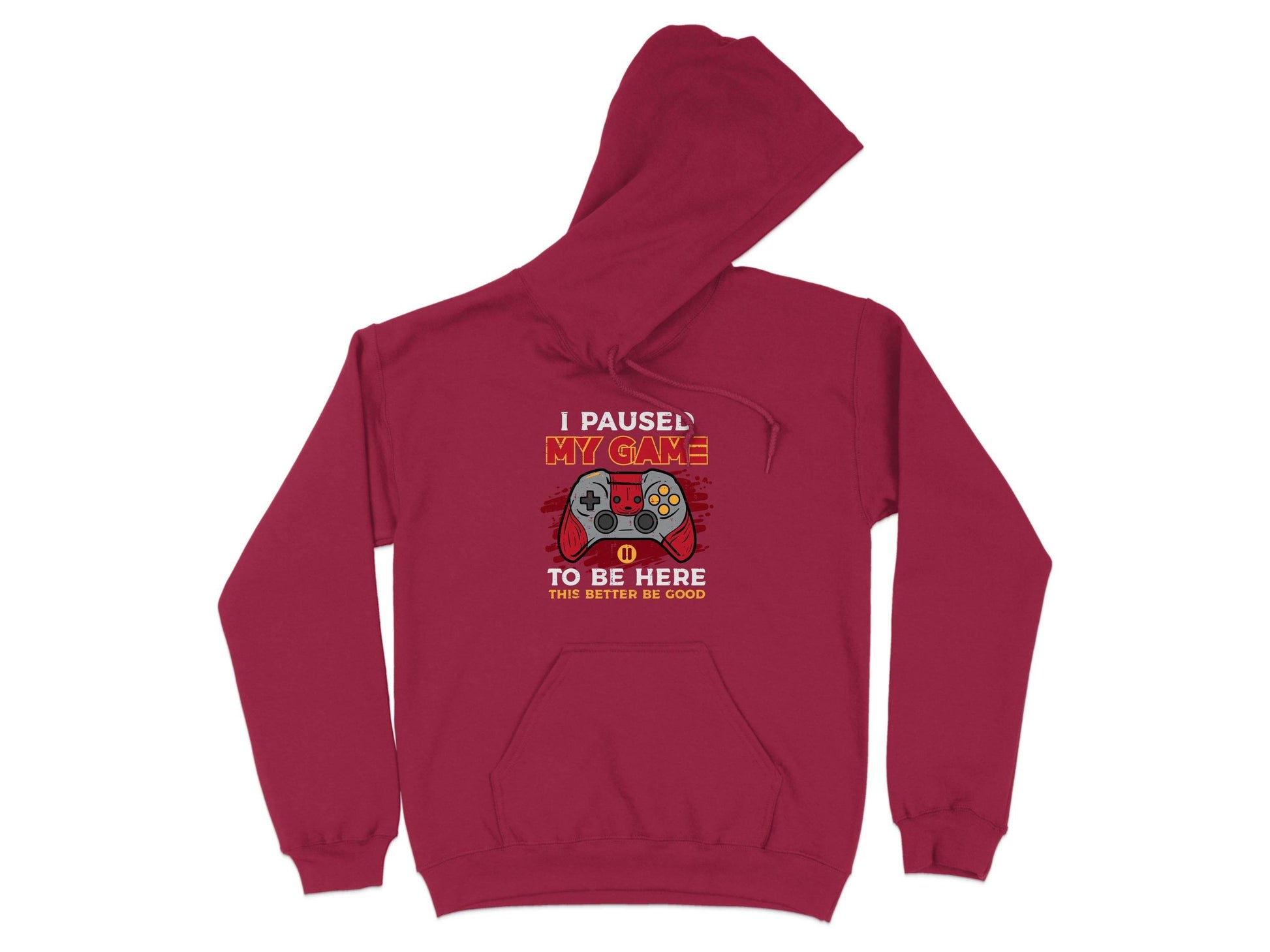 I Paused My Game To Be Here Gaming Controller Hoodie - Design & Vybe