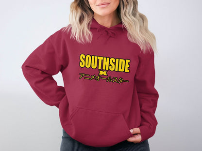 Southside with Anime All Stars Graphic Novelty Hoodie - Design & Vybe