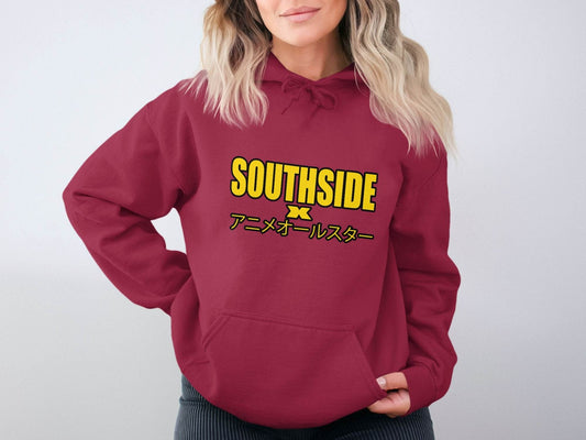 Southside with Anime All Stars Graphic Novelty Hoodie - Design & Vybe