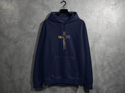 God so Loved the World Christian Wooden Cross Bible Hoodie - Design & Vybe