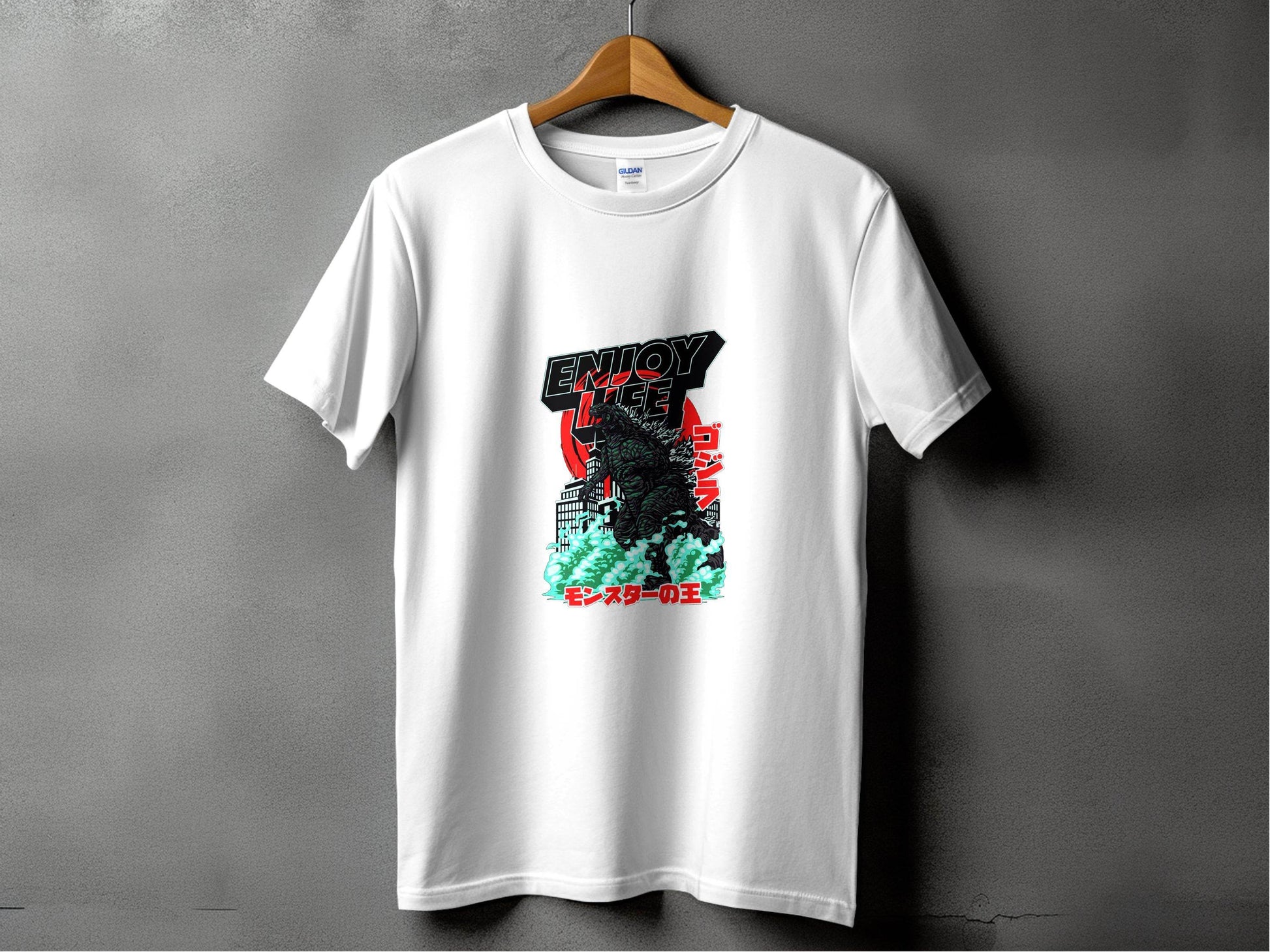 Enjoy Life Godzilla Monster King Of The Monsters T-Shirt - Design & Vybe