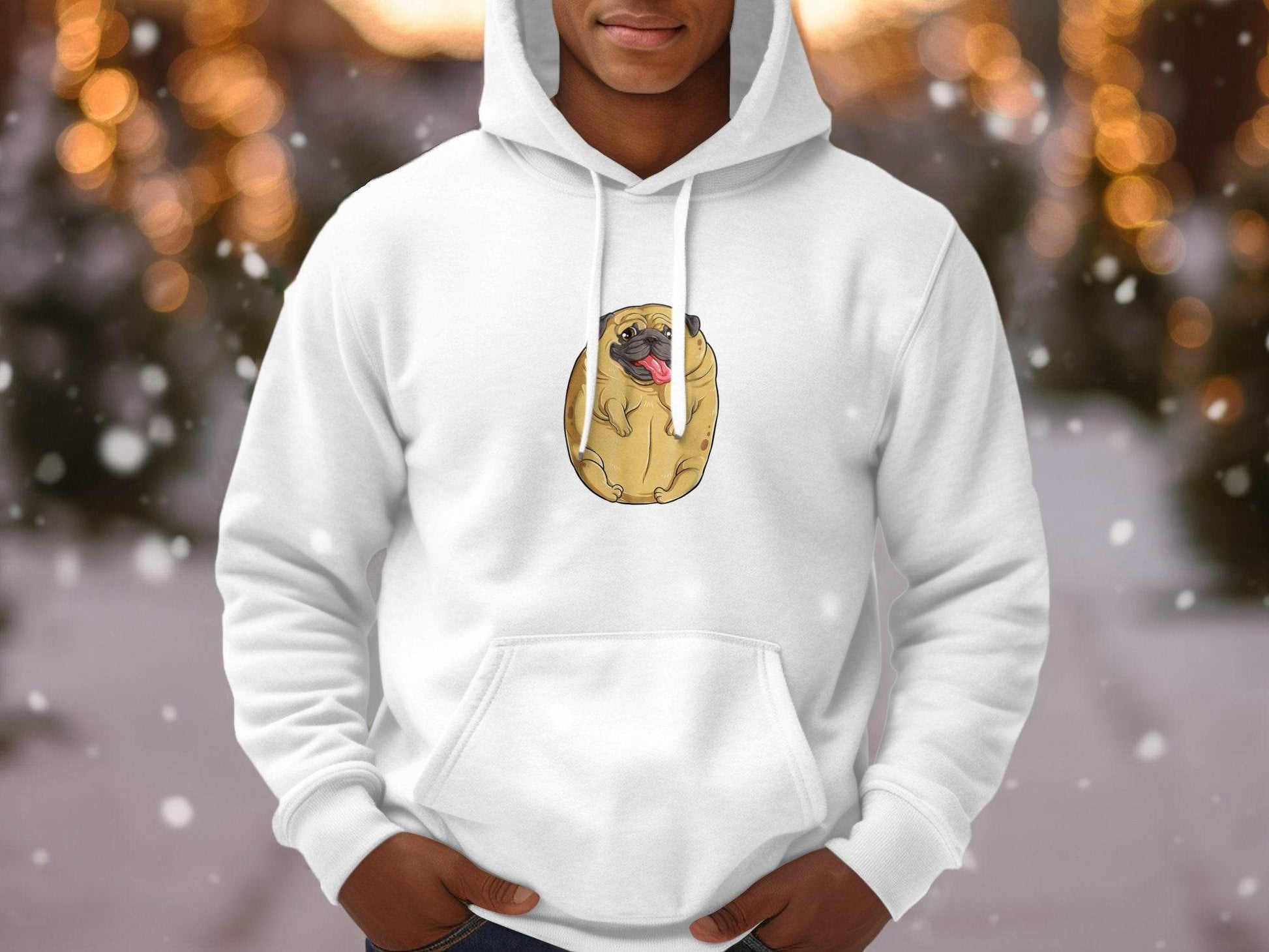 Cute Pugtato Design Graphic Sweater - Design & Vybe