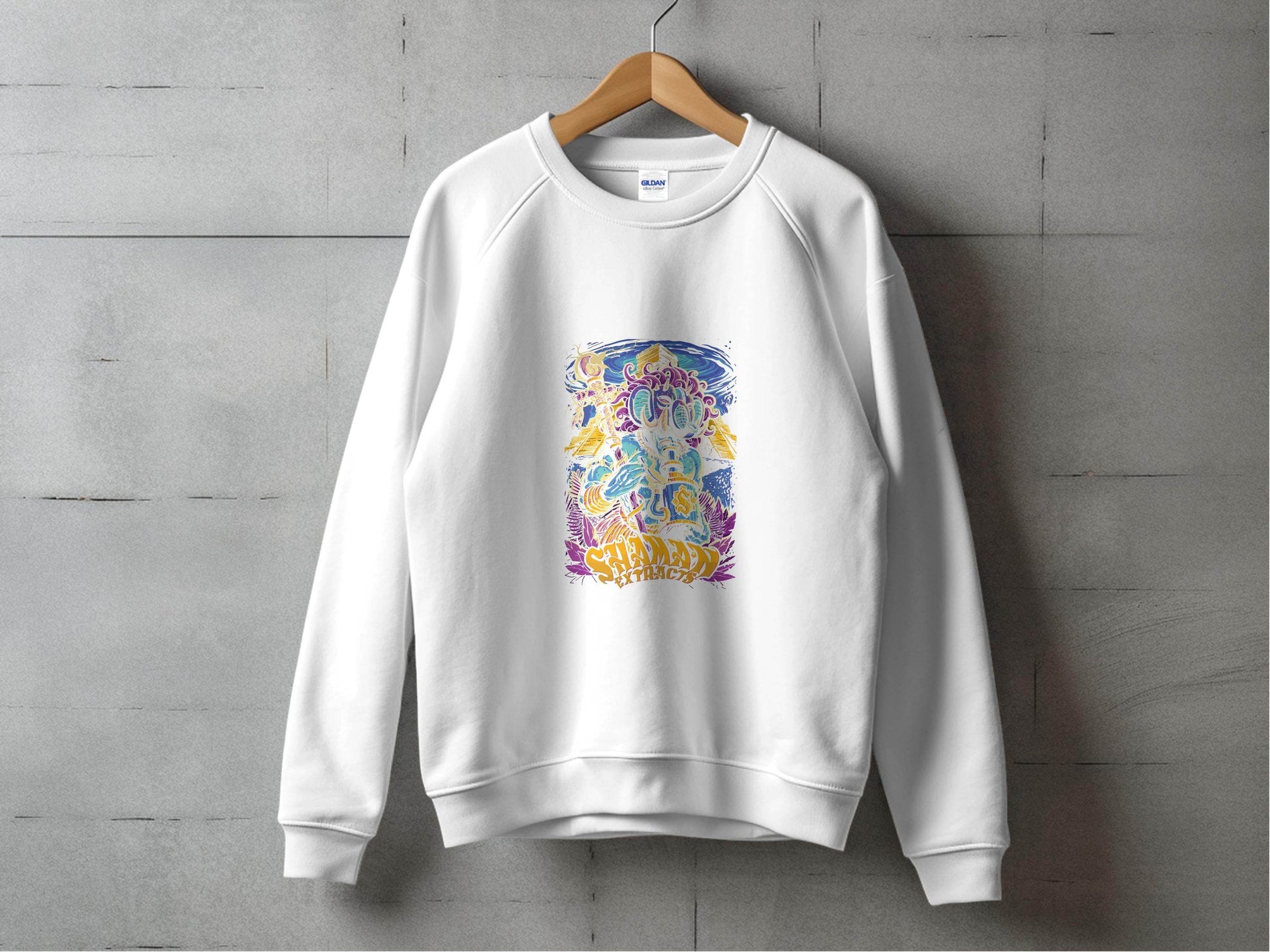 Shaman Extracts Colorful Design Graphic Artwork Sweater - Design & Vybe