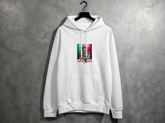 Stylish Cozy Hoodie with Flag and Cartoon Character product