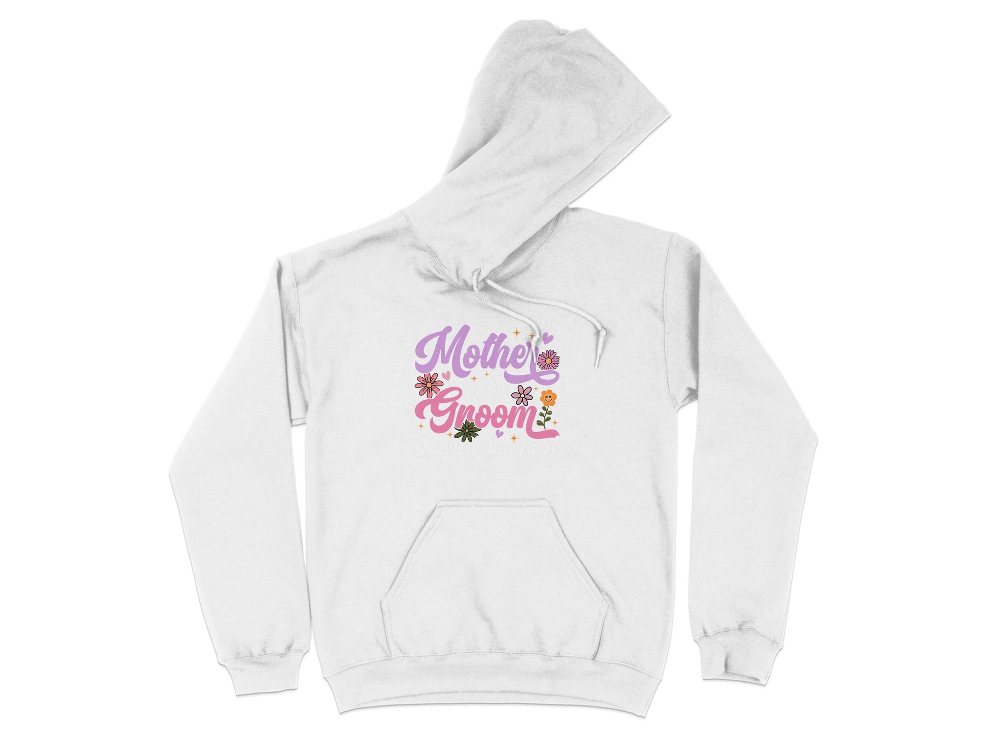 Mother of the Groom I Loved Him First Floral Art Hoodie - Design & Vybe
