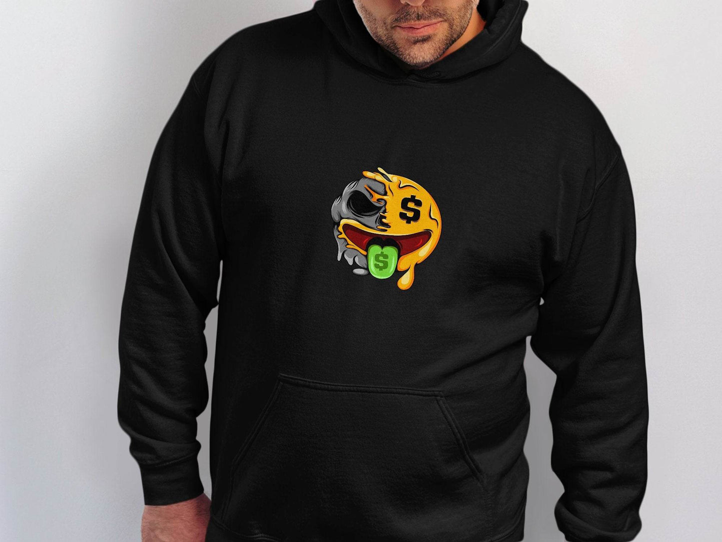 Melting Money Emoji Graphic Image For Mens Womens Hoodie - Design & Vybe