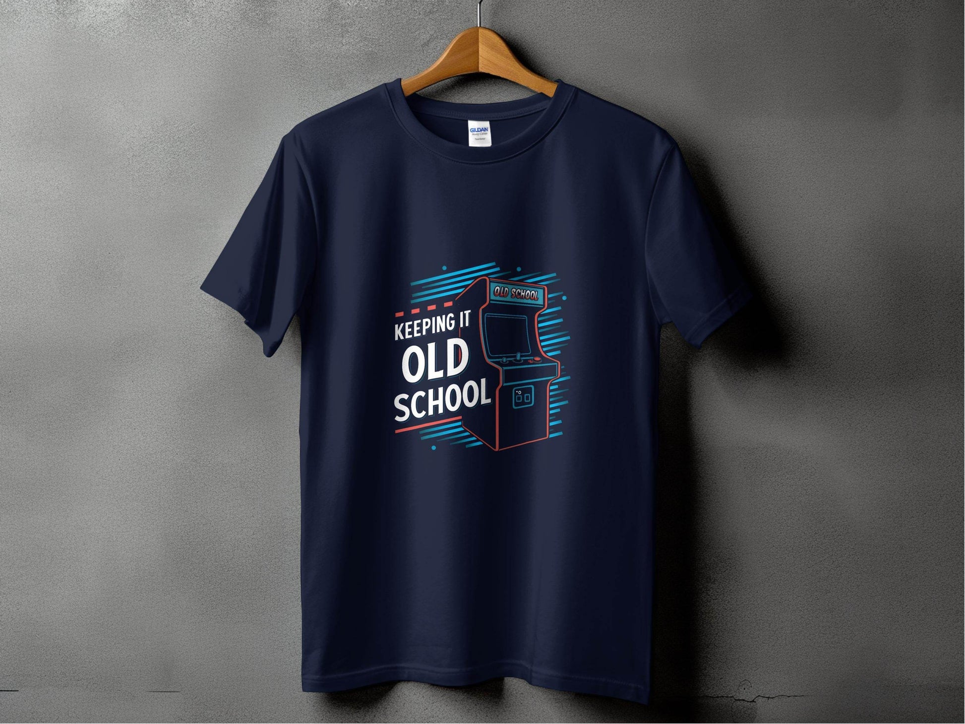 Keeping It Old School Vintage Arcade Game Machine T-Shirt - Design & Vybe