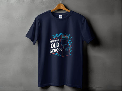 Keeping It Old School Vintage Arcade Game Machine T-Shirt - Design & Vybe