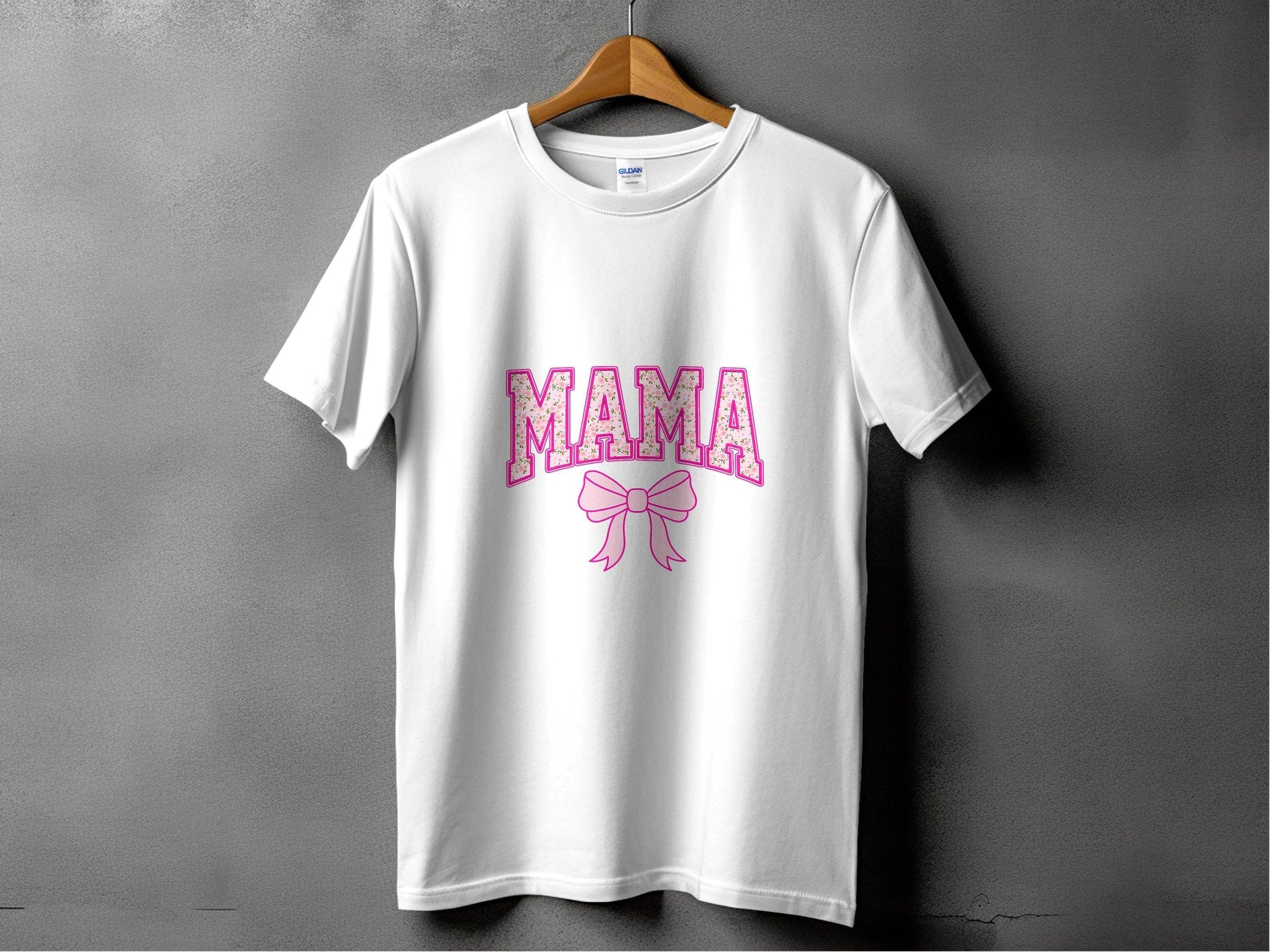 Floral Mama With Bow Graphic Design For Moms T-Shirt - Design & Vybe