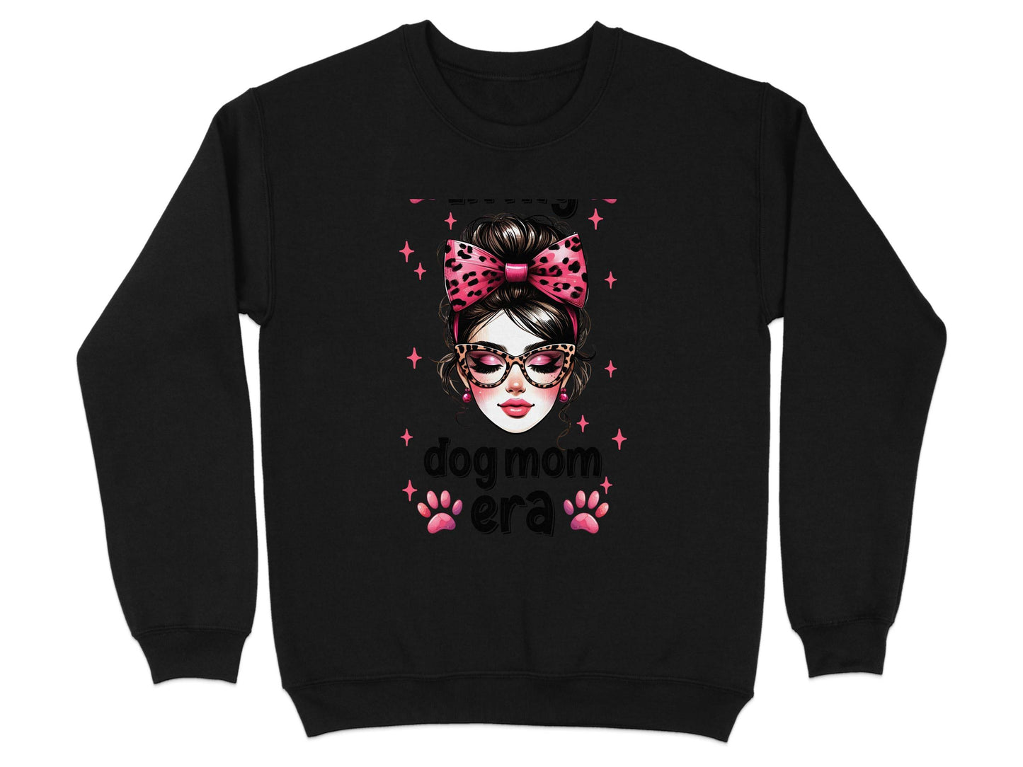 In My Dog Mom Era Stylish Woman Graphic Design Sweater - Design & Vybe