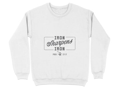 Iron Sharpens Iron Proverbs Quote Graphic Design Sweater - Design & Vybe