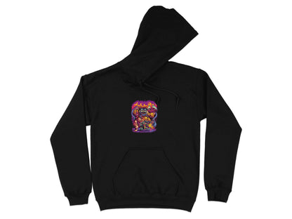 Epic Fantasy Illustration Featuring Fearsome Creatures Hoodie - Design & Vybe
