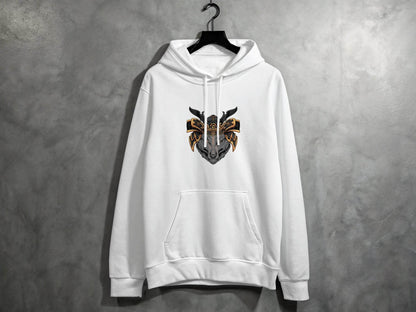Fierce Wolf Samurai Warrior Graphic Hoodie - Design & Vybe
