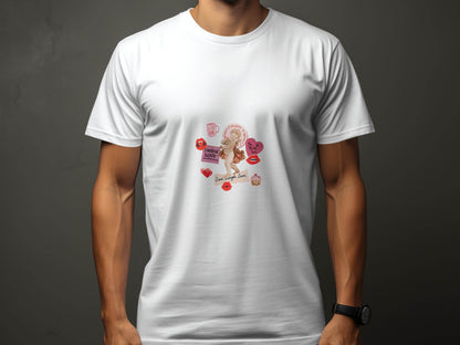Cupid with Love and Valentine's Day Elements T-Shirt - Design & Vybe