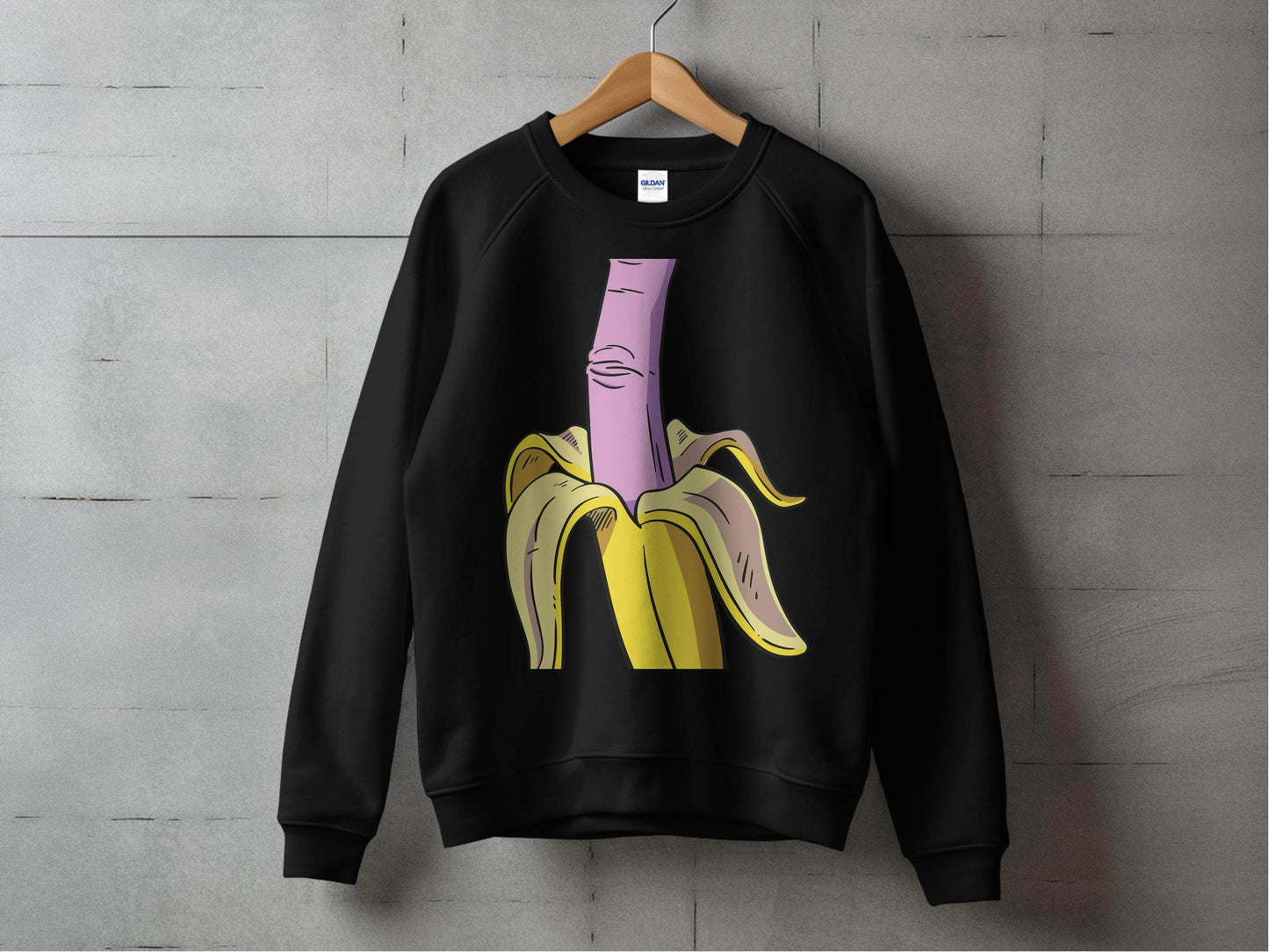 Fun Banana Cartoon and Vibrant Art Design Sweater - Design & Vybe