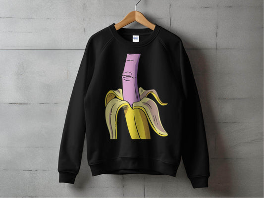 Fun Banana Cartoon and Vibrant Art Design Sweater - Design & Vybe