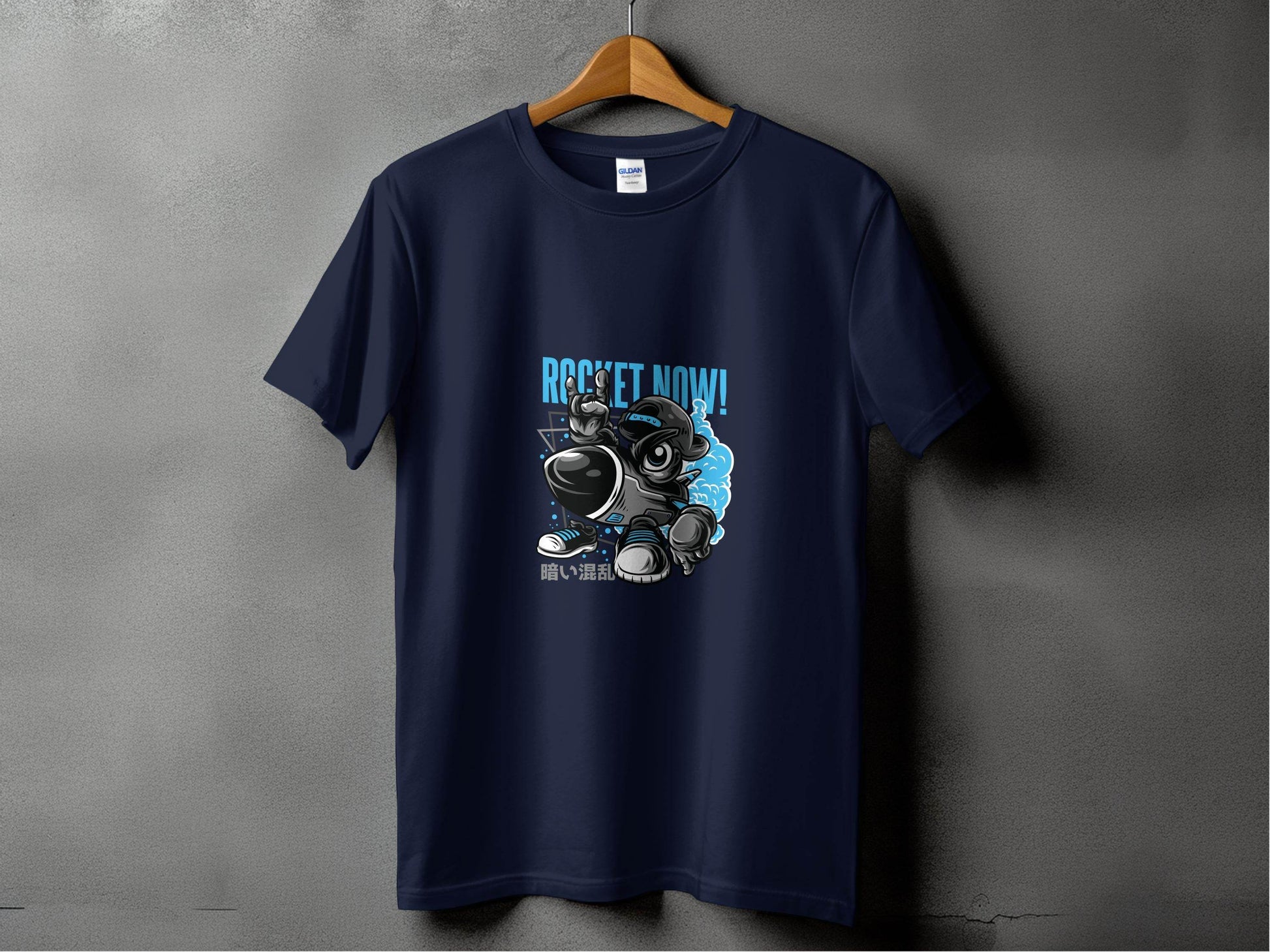 Rocket Now Cartoon Character Cool Design Art T-Shirt - Design & Vybe