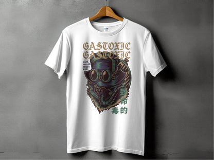 Gastoxic Sick World Masked Character Graphic Design T-Shirt - Design & Vybe