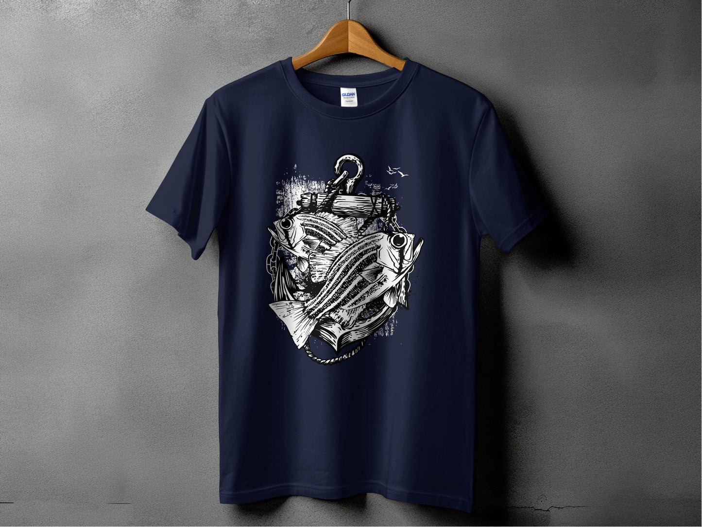 Fishing Inspired Nautical Graphic T-Shirt - Design & Vybe