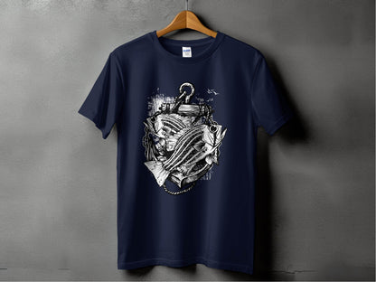 Fishing Inspired Nautical Graphic T-Shirt - Design & Vybe