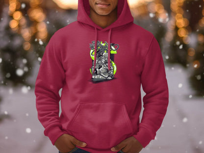 Urban Street Art Graffiti Character Design Printed Hoodie - Design & Vybe